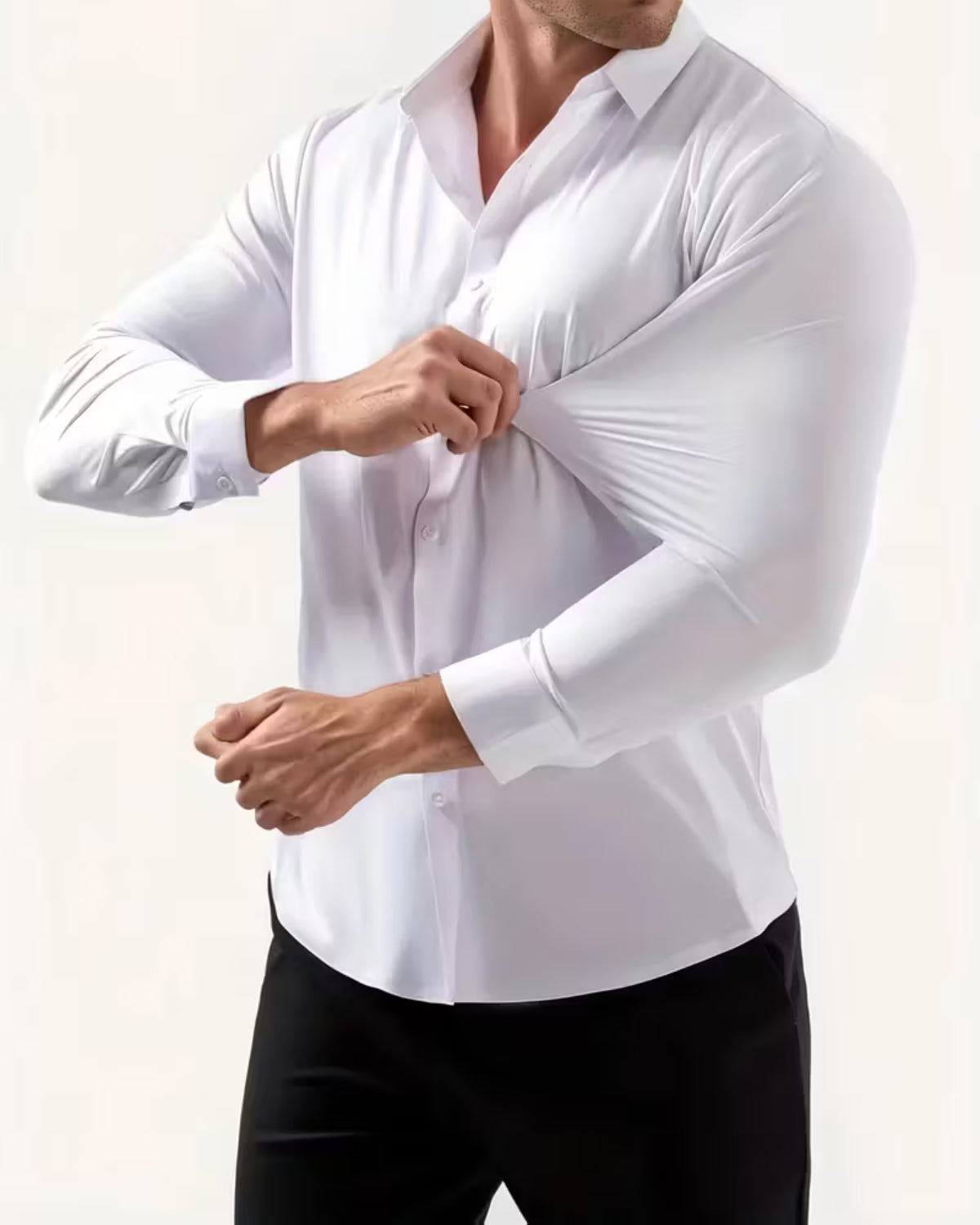 ELANCE | Herren-Stretchhemd mit formender Wirkung