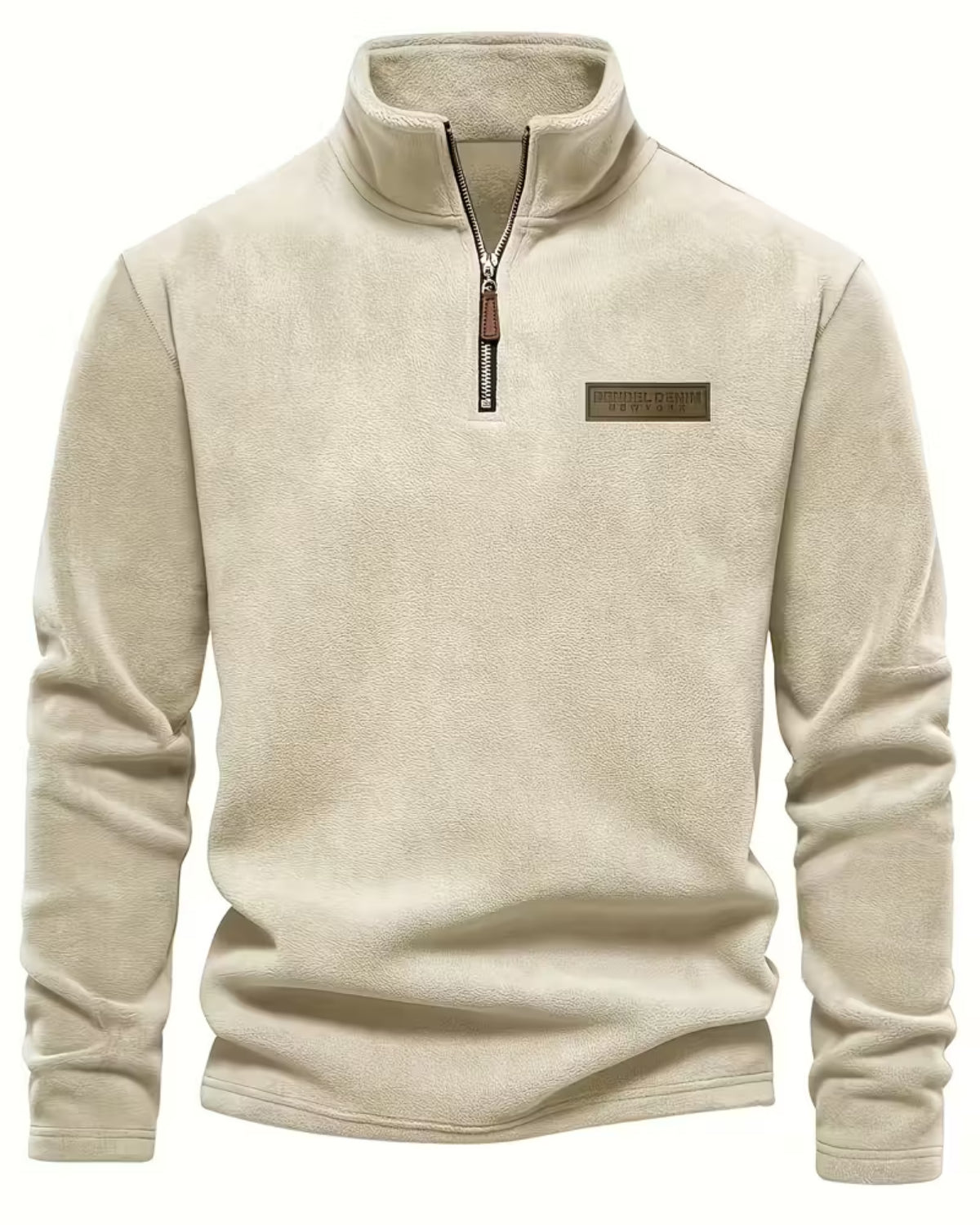 POLAREO | Winterkomfort-Fleecepullover mit halbem Reißverschluss