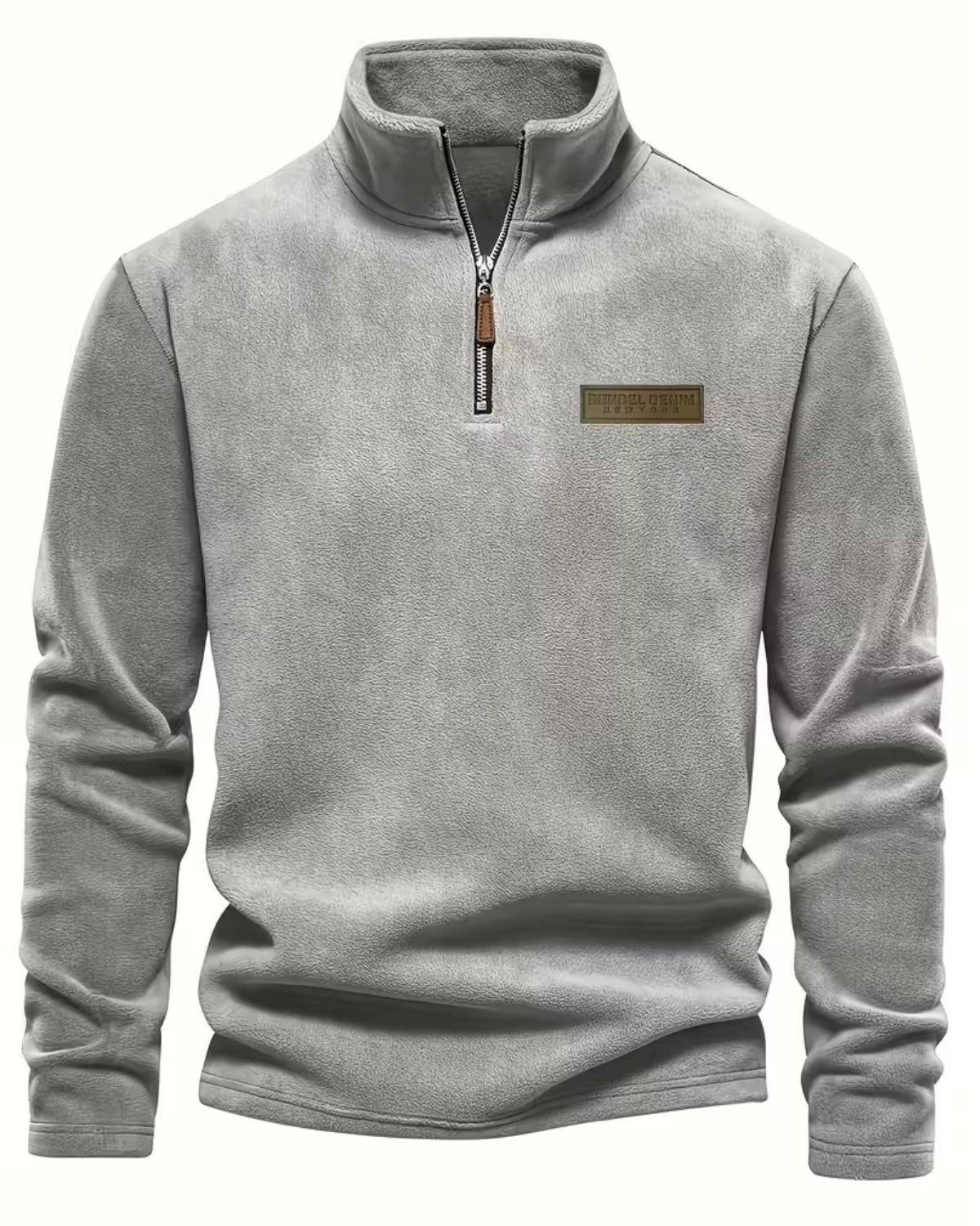 POLAREO | Winterkomfort-Fleecepullover mit halbem Reißverschluss