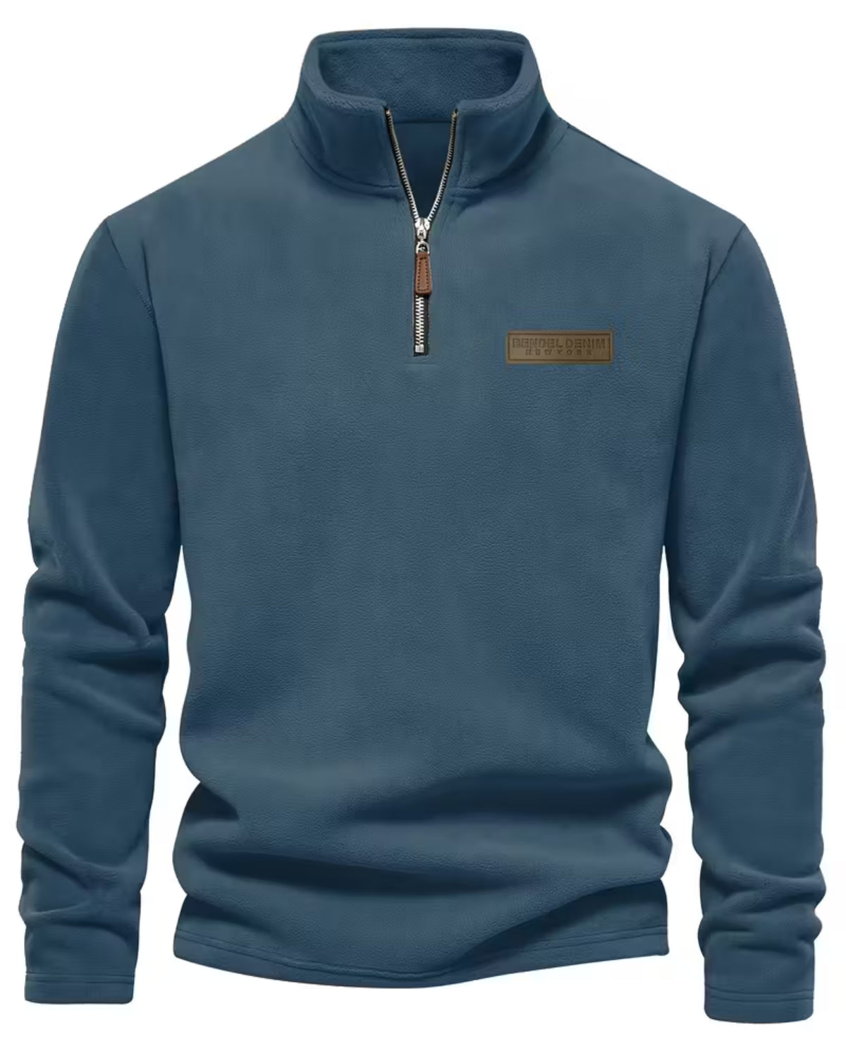 POLAREO | Winterkomfort-Fleecepullover mit halbem Reißverschluss