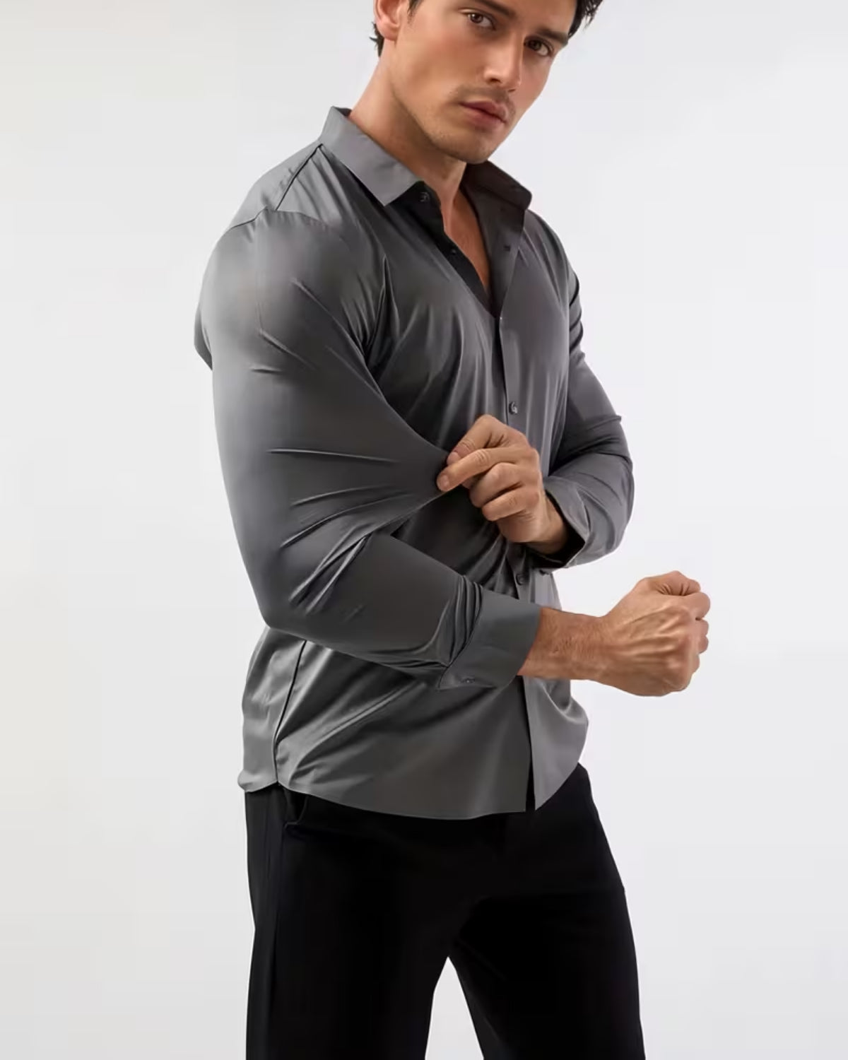 ELANCE | Herren-Stretchhemd mit formender Wirkung