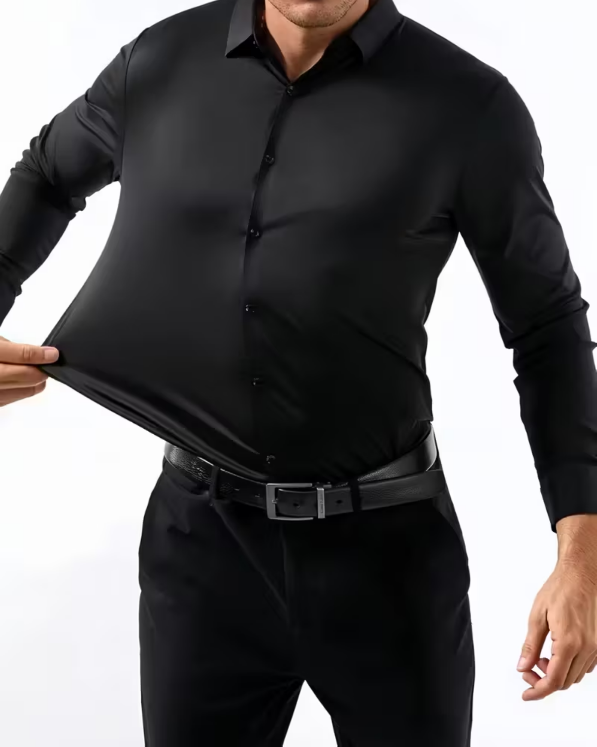 ELANCE | Herren-Stretchhemd mit formender Wirkung