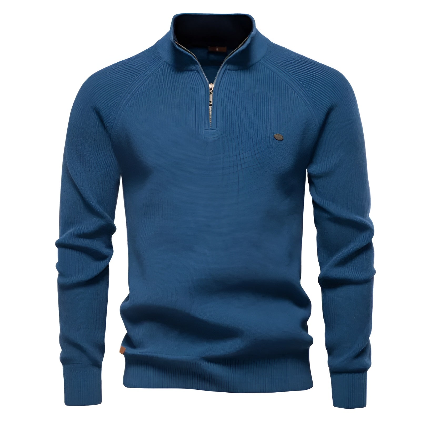 ARNAUD | LUXUS-PULLOVER MIT HALBREISSVERSCHLUSS