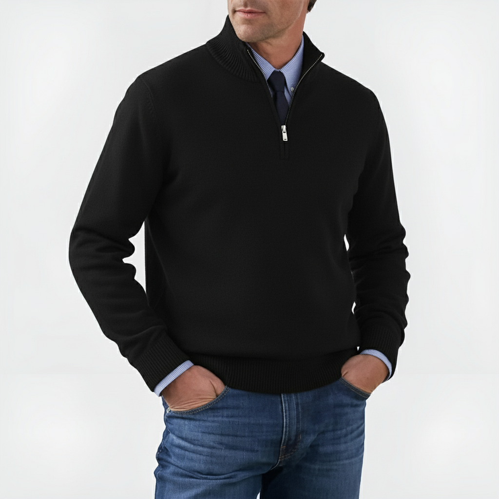 ARION | Pullover mit Reißverschluss – Weich, warm und atmungsaktiv.