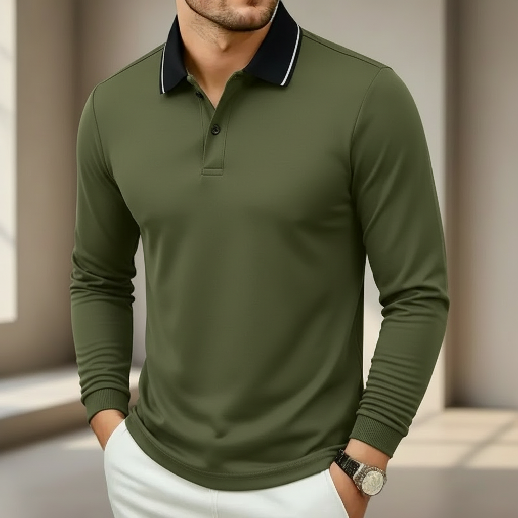 ELIO | PRESTIGE LANGÄRMLIGES POLOSHIRT