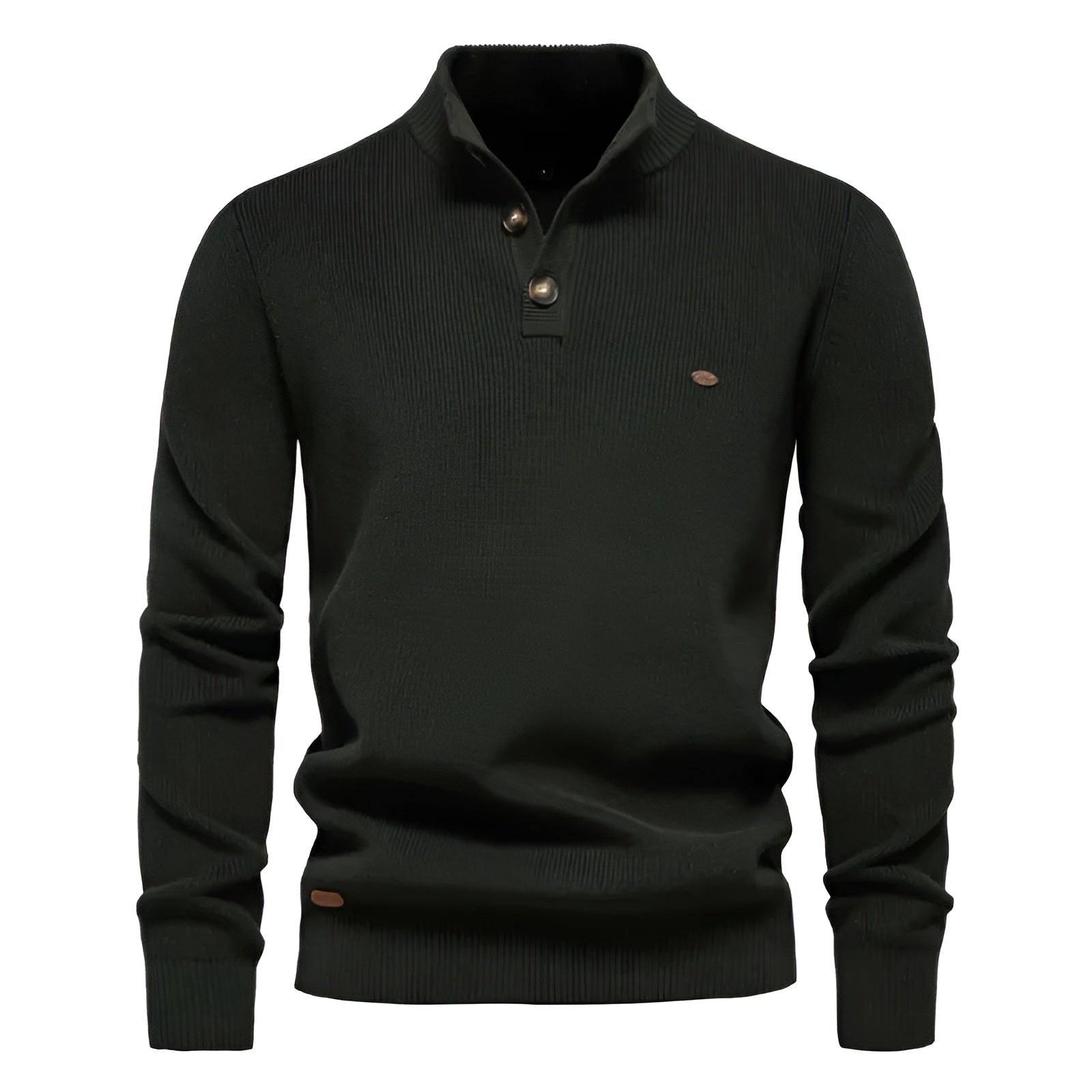 MAILAND | PRESTIGE-PULLOVER MIT KNOPFSCHNELLE