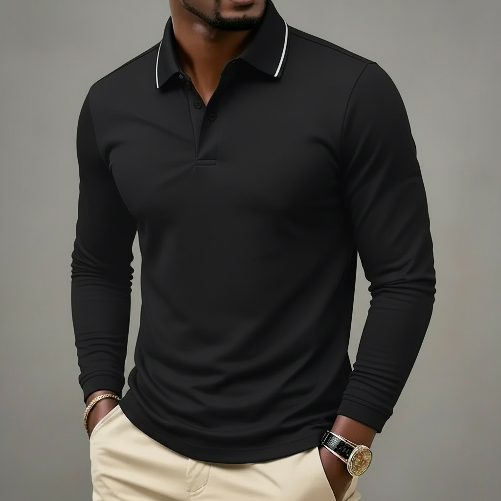 ELIO | PRESTIGE LANGÄRMLIGES POLOSHIRT