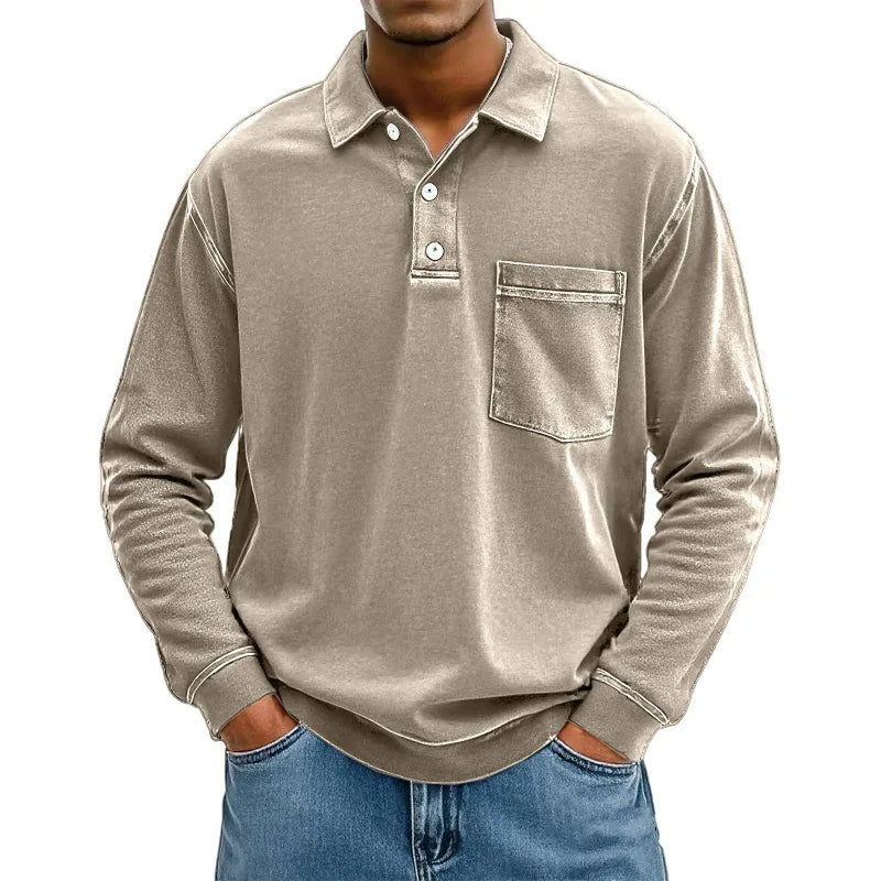 MARC | Classic Comfort Long Sleeve Polo Shirt