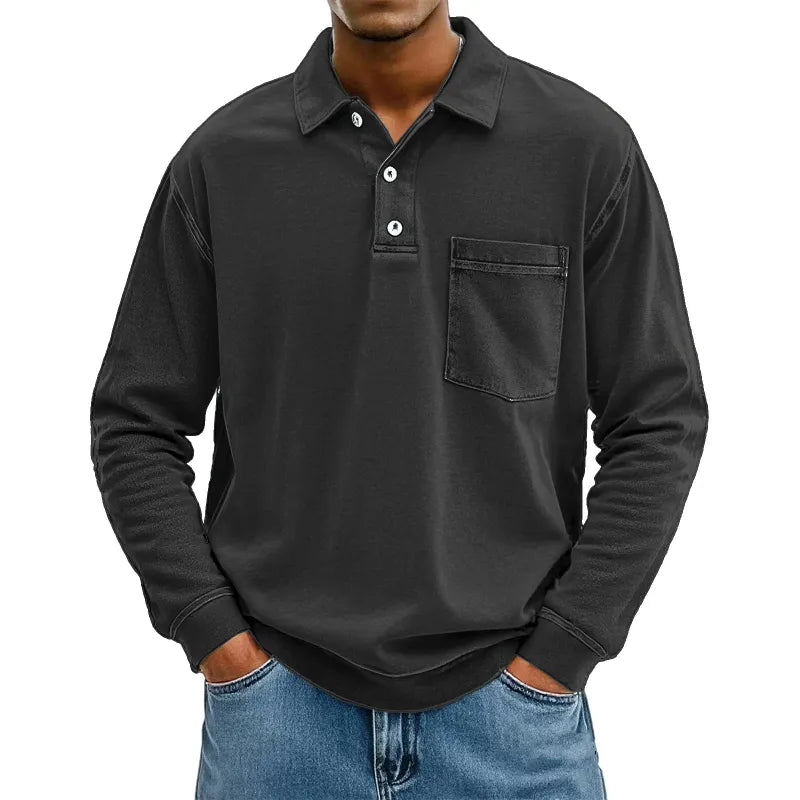 MARC | Classic Comfort Long Sleeve Polo Shirt