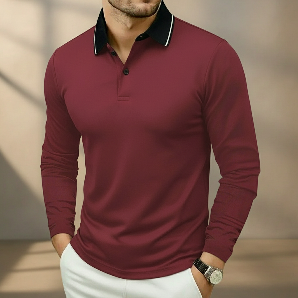 ELIO | PRESTIGE LANGÄRMLIGES POLOSHIRT